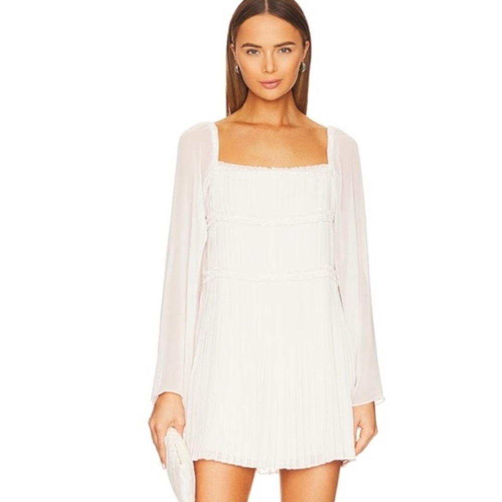 Alexis Ivory Ruffled Dress